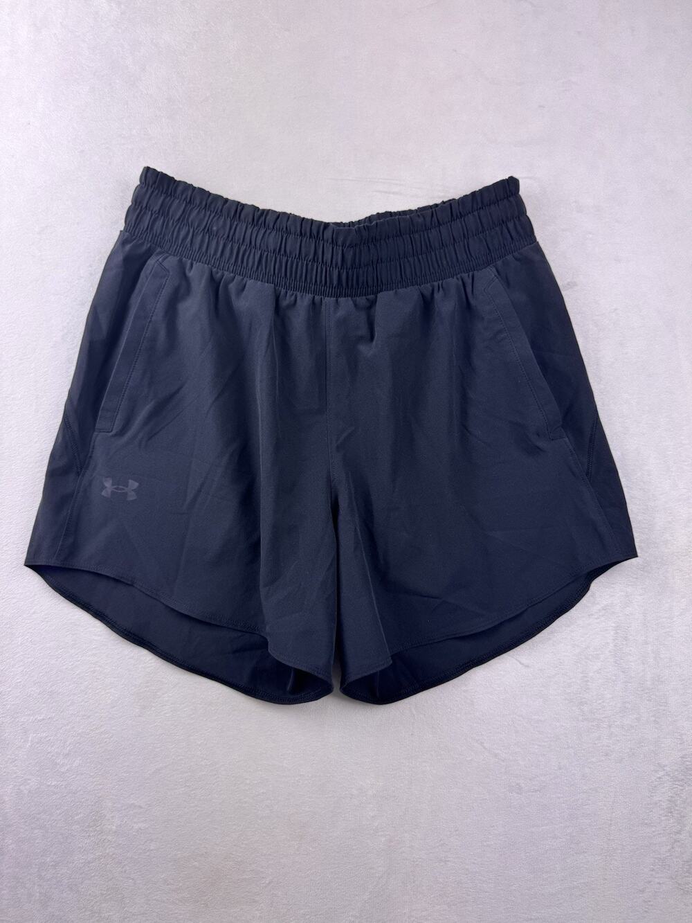 Under Armour Athletic Shorts Women’s Medium Black High Rise Workout Gym